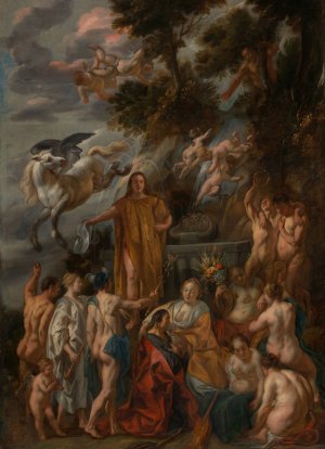 Allegory of the Poet by Jacob Jordaens Oil Painting