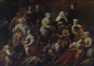 Antwerp Hospital Nuns Oil painting by Jacob Jordaens