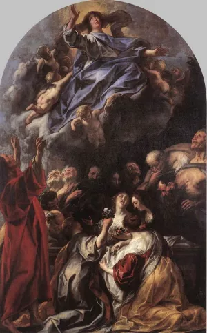 Assumption of the Virgin by Jacob Jordaens - Oil Painting Reproduction