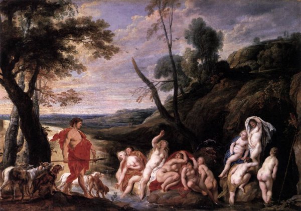 Main Product Photo of Diana and Actaeon Painting by Jacob Jordaens