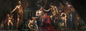 Industry en Trade Promote the Flowering of Art by Jacob Jordaens Oil Painting