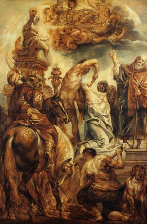 Le Martyre de Sainte Apolline by Jacob Jordaens Oil Painting