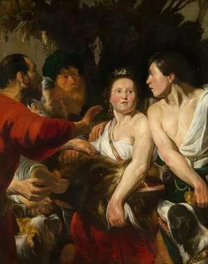 Meleager and Atalante by Jacob Jordaens Oil Painting