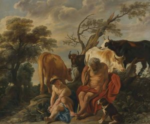 Mercury And Argus by Jacob Jordaens Oil Painting