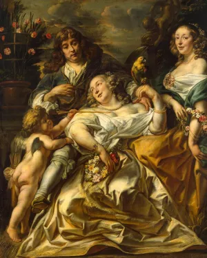 Portrait of a Family by Jacob Jordaens - Oil Painting Reproduction