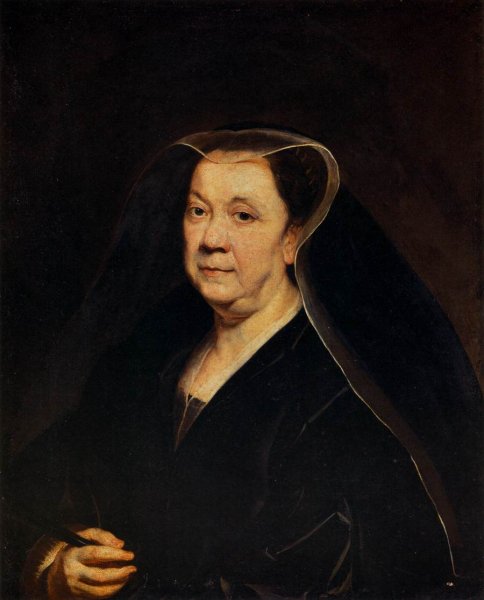 Main Product Photo of Portrait of a Gentlewoman Painting by Jacob Jordaens