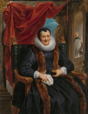 Portrait of Magdalena de Cuyper by Jacob Jordaens Oil Painting