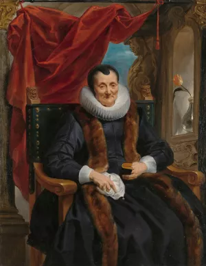 Portrait of Magdalena de Cuyper by Jacob Jordaens Portrait of Magdalena de Cuyper by Jacob Jordaens Oil Painting