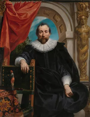 Portrait of Rogier Le Witer by Jacob Jordaens Oil Painting