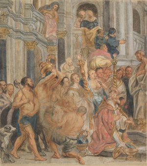 Saint Paul at Lystra by Jacob Jordaens Oil Painting