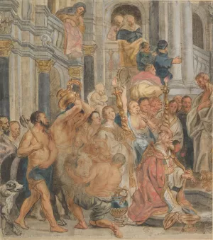 Saint Paul at Lystra Oil painting by Jacob Jordaens