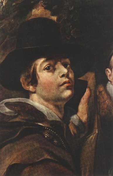 Main Product Photo of Self-Portrait Among Parents, Brothers and Sisters Detail Painting by Jacob Jordaens