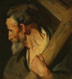 St. Andrew by Jacob Jordaens Oil Painting