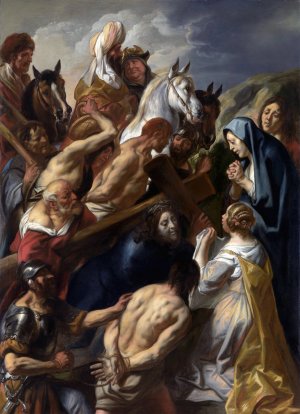 The Carrying of the Cross by Jacob Jordaens Oil Painting