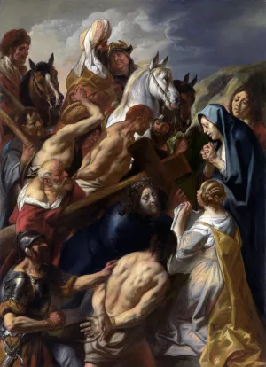 The Carrying of the Cross by Jacob Jordaens Oil Painting