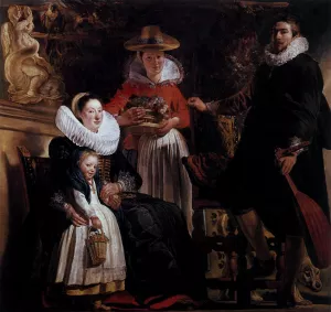 The Family of the Artist Oil painting by Jacob Jordaens
