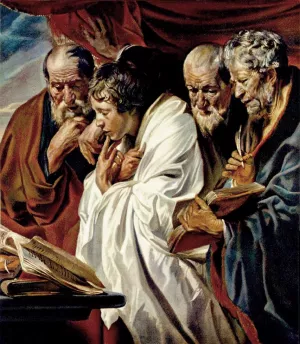 The Four Evangelists by Jacob Jordaens - Oil Painting Reproduction