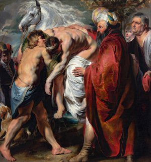 The Good Samaritan by Jacob Jordaens Oil Painting