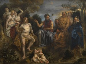 The Judgement of Midas by Jacob Jordaens Oil Painting