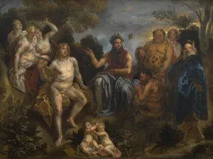 The Judgement of Midas Oil painting by Jacob Jordaens