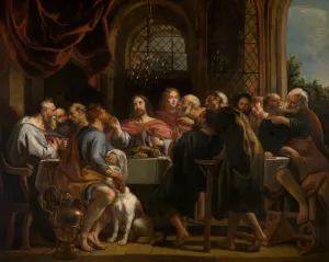 The Last Supper by Jacob Jordaens Oil Painting