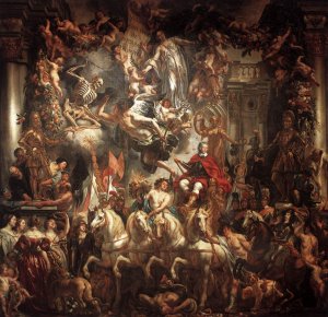 Triumph of Frederik Hendrik by Jacob Jordaens Oil Painting