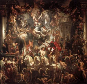 Triumph of Frederik Hendrik by Jacob Jordaens - Oil Painting Reproduction