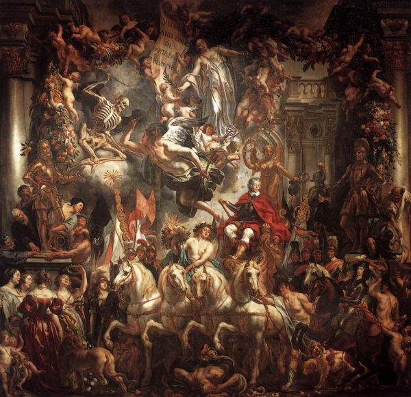 Main Product Photo of Triumph of Frederik Hendrik Painting by Jacob Jordaens