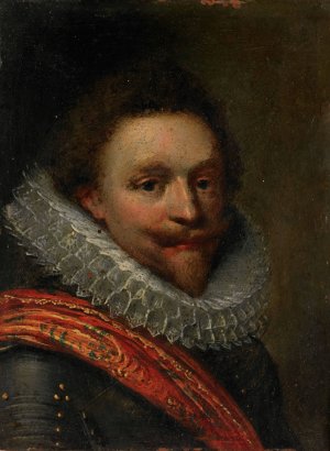 Portrait of Frederik Hendrik by Jacob Lyon Oil Painting