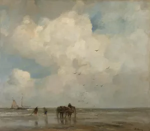 Schelpenvissen Oil painting by Jacob Maris