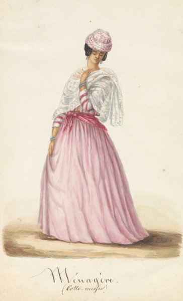 Main Product Photo of Jonge vrouw in koto misi  Painting by Jacob Marius Adriaan Martini Van Geffen