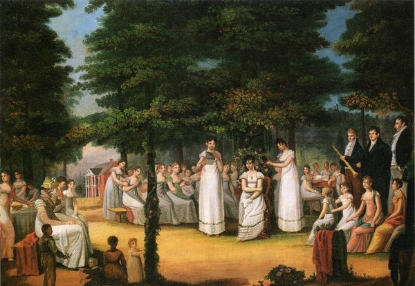 Main Product Photo of The Crowning of Floraalso known as The May Queen Painting by Jacob Marling