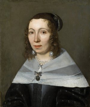 Portrait of Maria Sibylla Merian by Jacob Marrel Oil Painting