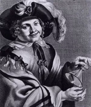 Merry Toper Oil painting by Jacob Matham