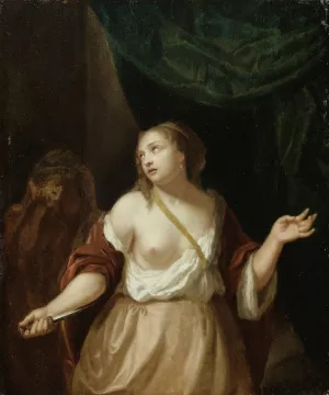 Lucretia by Jacob Ochtervelt Oil Painting