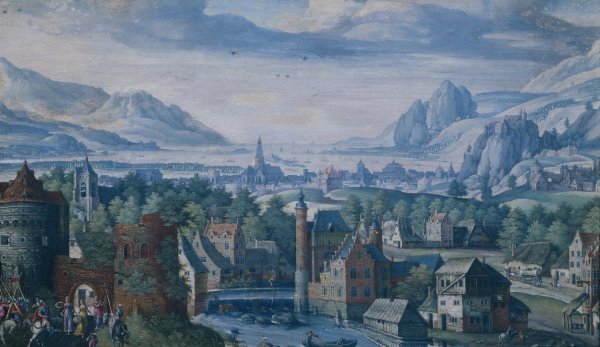 Landscape with the story of Jephthah's daughter  by Jacob Savery The Elder - Hand-Painted Oil Painting Reproduction