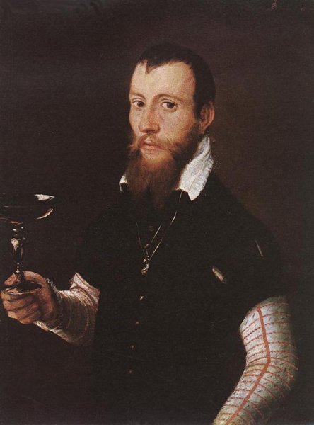 Portrait of Wilhelm Neythart by Jacob Seisenegger - Hand-Painted Oil Painting Reproduction