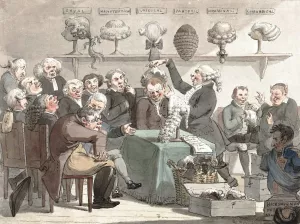 Mannen die pruiken passen by Jacob Smies Oil Painting