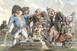 Spotprent op de Tiercering van 1810 by Jacob Smies Oil Painting