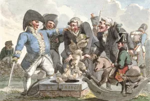 Spotprent op de Tiercering van 1810 by Jacob Smies Oil Painting