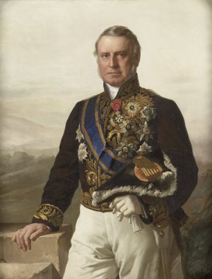 Charles Ferdinand Pahud by Jacob Spoel Oil Painting