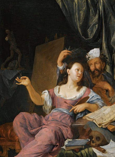Main Product Photo of An Allegory Of The Arts, Or 'painting Being Crowned By Poetry' Painting by Jacob Toorenvliet