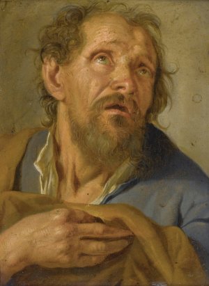 Portrait of an old man by Jacob Toorenvliet Oil Painting