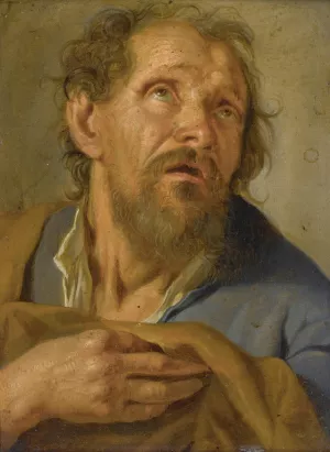 Portrait of an old man by Jacob Toorenvliet Oil Painting