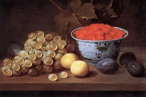Still-Life with Fruit by Jacob Van Es - Oil Painting Reproduction