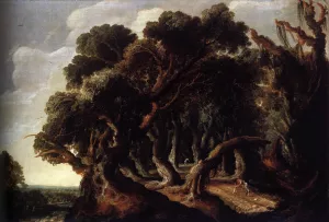 Landscape by Jacob Van Geel - Oil Painting Reproduction