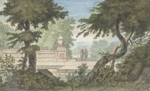 Arcadisch landschap by Jacob Van Liender Oil Painting