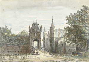 Het Huis te Zuylen by Jacob Van Liender Oil Painting