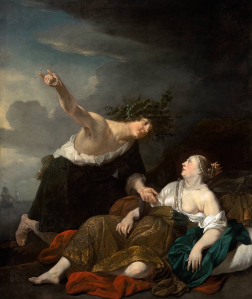 Main Product Photo of Bacchus And ariadne  Painting by Jacob Van Loo