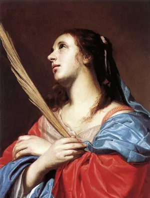 Female Martyr by Jacob Van Oost The Elder - Oil Painting Reproduction